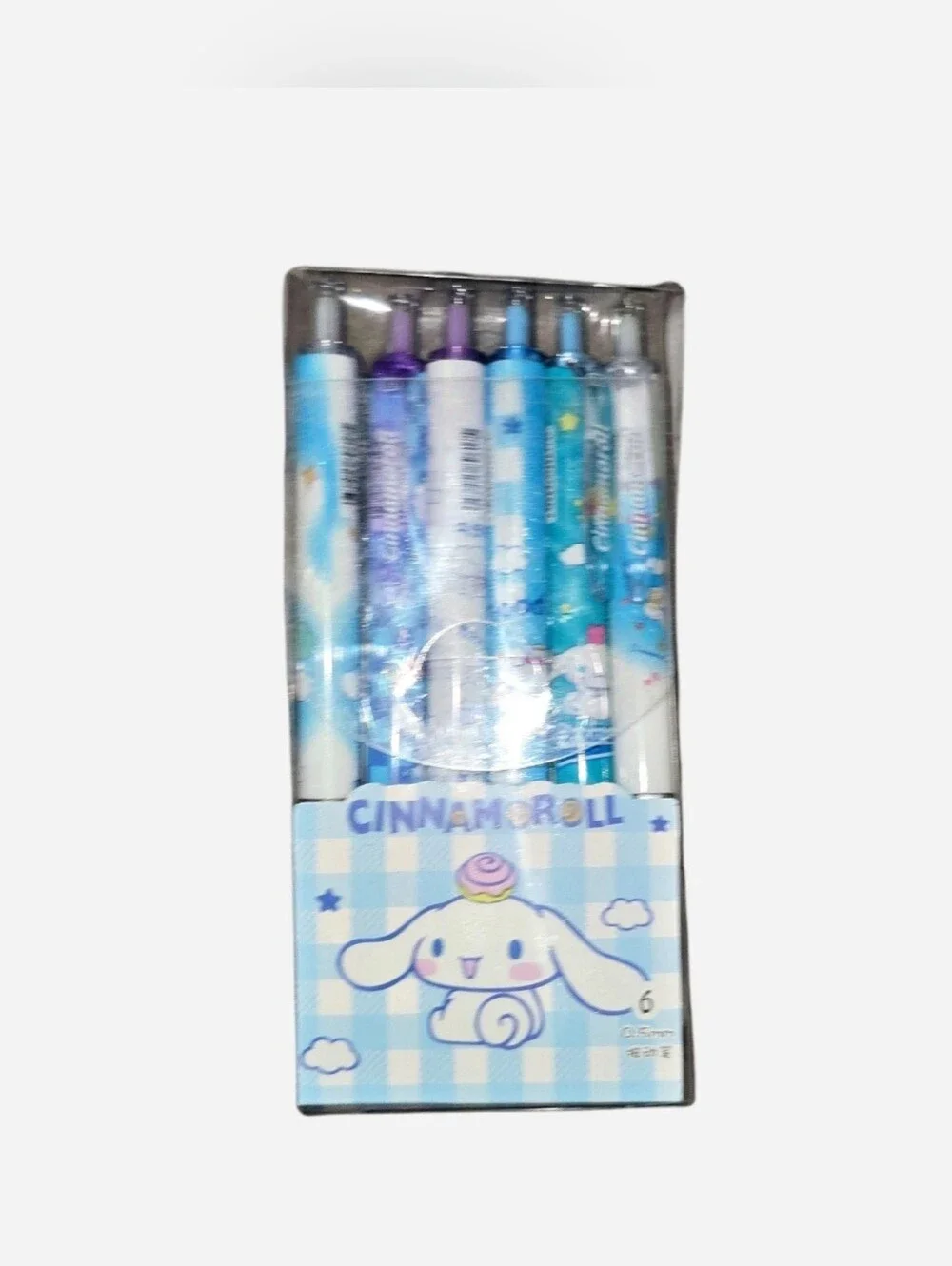 Cinnamoroll Mini Notebook Keychain And 6 Piece Pen Set Stationary Bundle